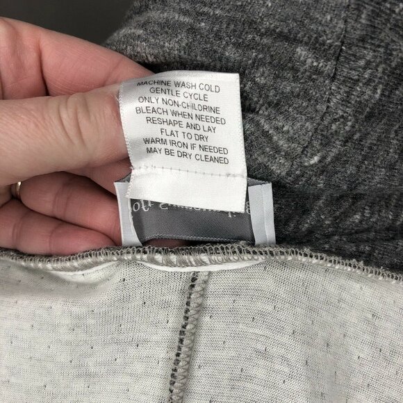 Soft Surroundings Sz S Cardigan Gray Assymetrical - Picture 9 of 11